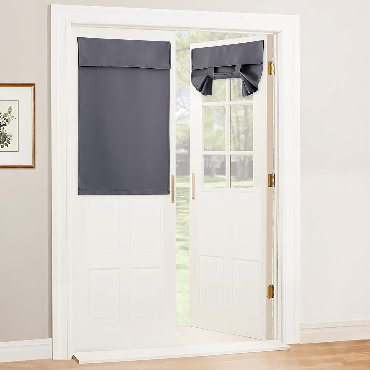 Detalle de RYB HOME Blackout French Door Curtains, W26 x L40
