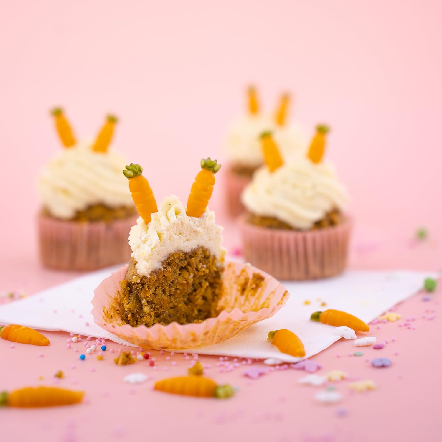 Detalle 2 de Günthart Marzipan-Rübli & Möhren – 200 Stück orange Marzipan-Karotten, 650 g