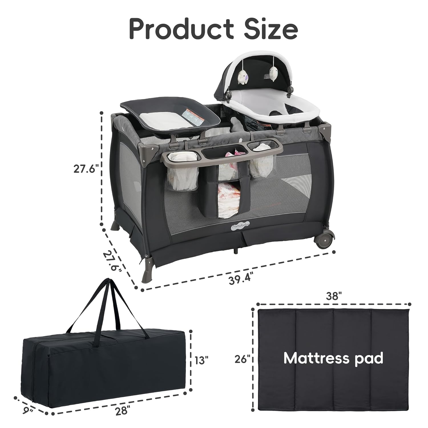 Detalle 2 de Pamo Babe Pack and Play 4-in-1 Playard