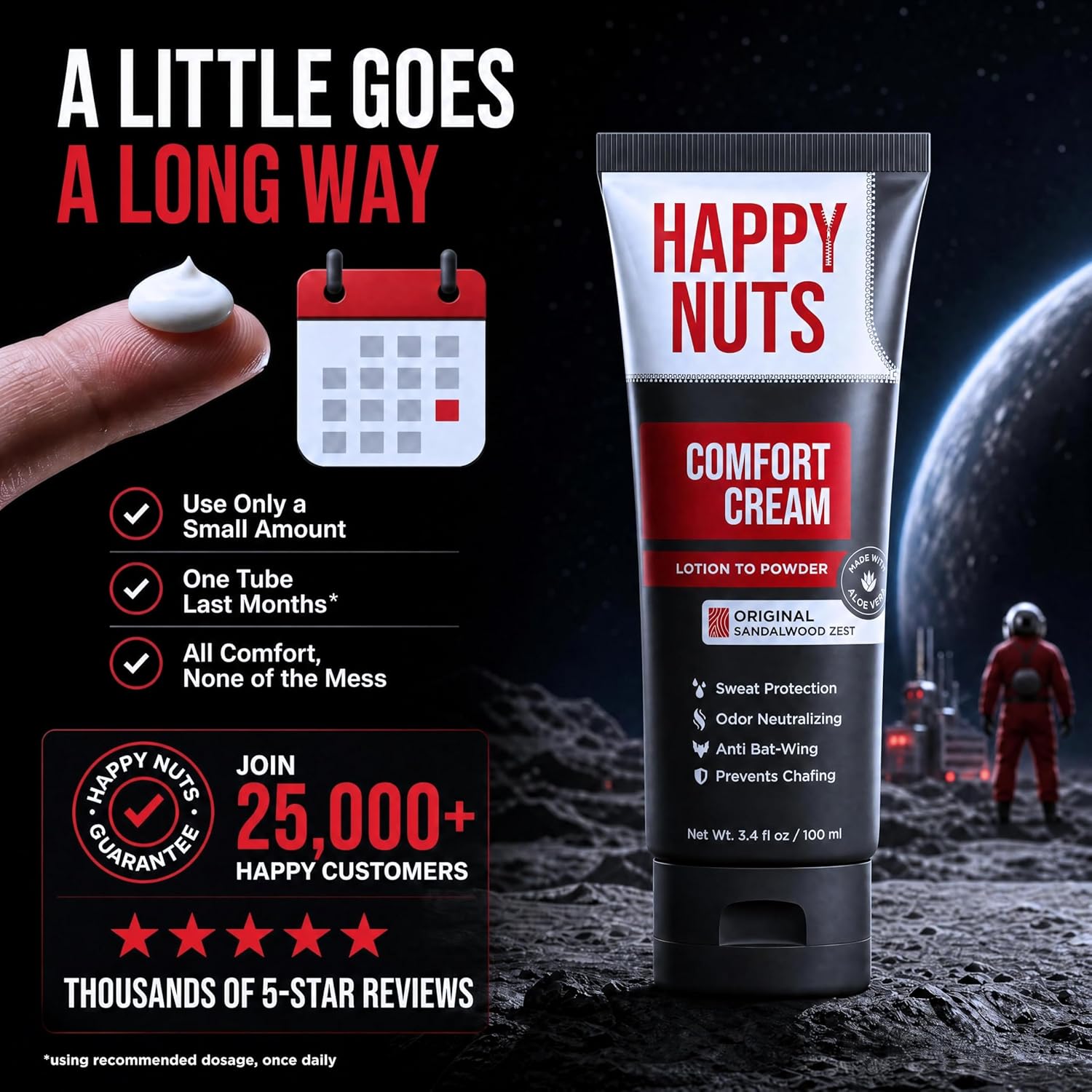 Thumbnail 4 de HAPPY NUTS Comfort Cream Deodorant 3.4 Oz
