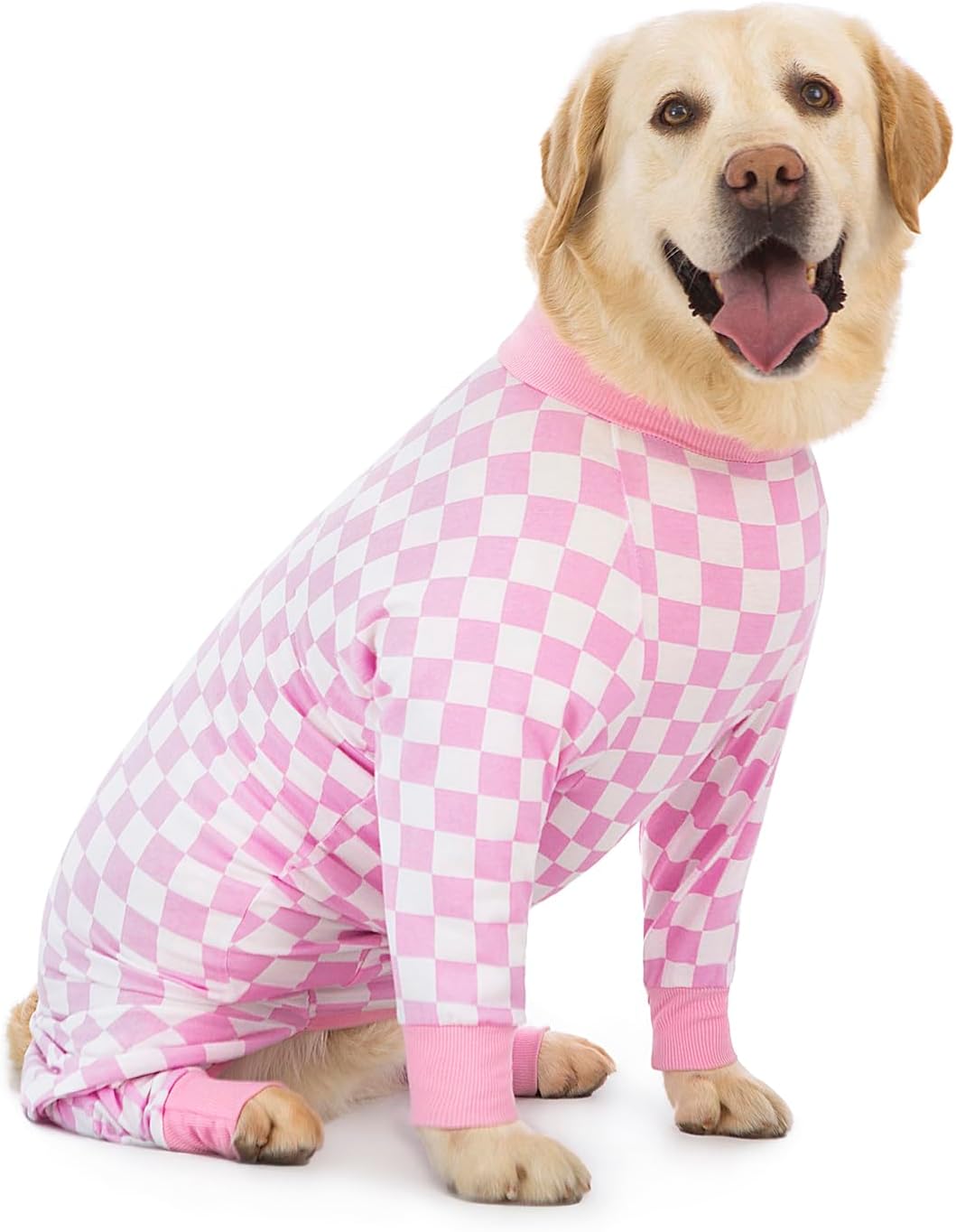 Thumbnail 2 de Blue Dream Island Cotton 4-Legged Dog Recovery Suit (Anti Hair Shedding) Onesie Pyjamas in Pink