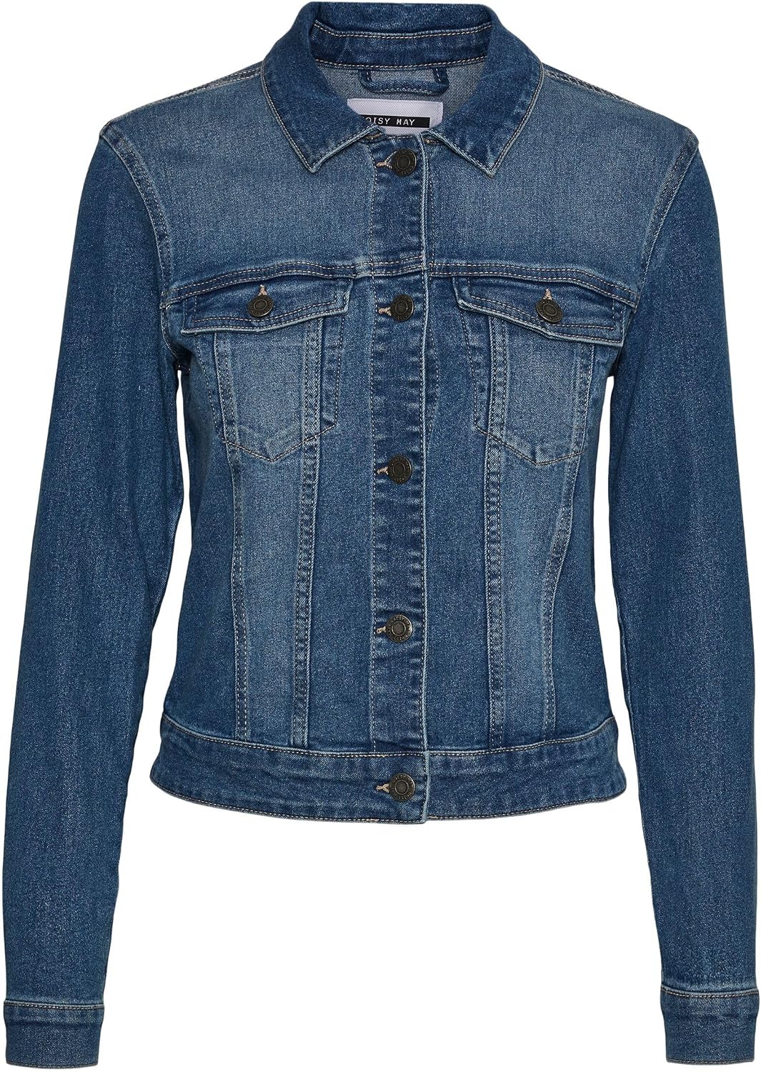 Noisy May Debra Denim Jacket Donna – Giubbotto jeans blu