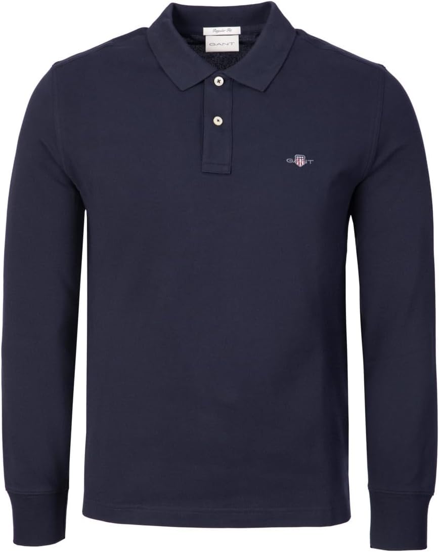 Detalle de GANT Piqué Rugby Polo – pikétröja med rugbyprofil