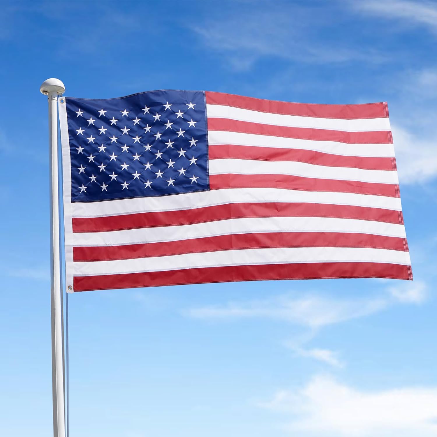 Thumbnail 6 de Hogeoetom American Flag, 210D Polyester, 2×3, Lock-Stitched with Brass Grommets