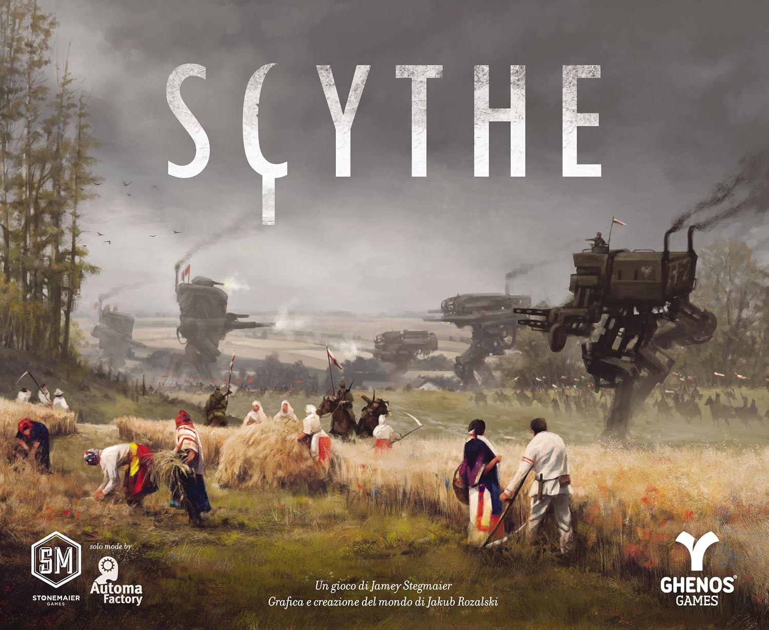 Detalle 2 de Ghenos Games Scythe – strategiczna gra planszowa dla 1–5 graczy