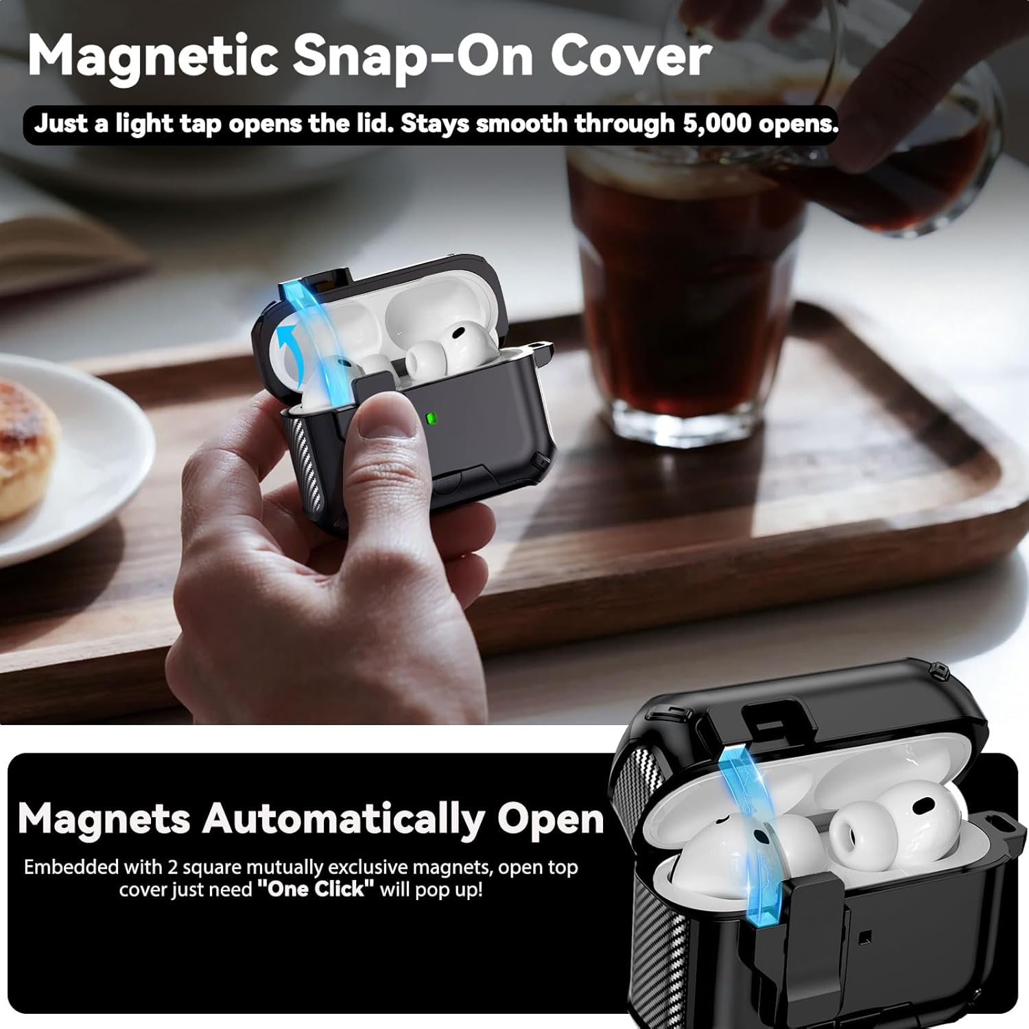 Thumbnail 3 de Ekoonpft AirPods Pro 3 Case with Safety Lock