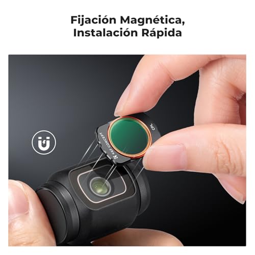 Detalle 2 de K&F Concept Osmo Pocket 3 Filter-Set 16-teilig 🎥