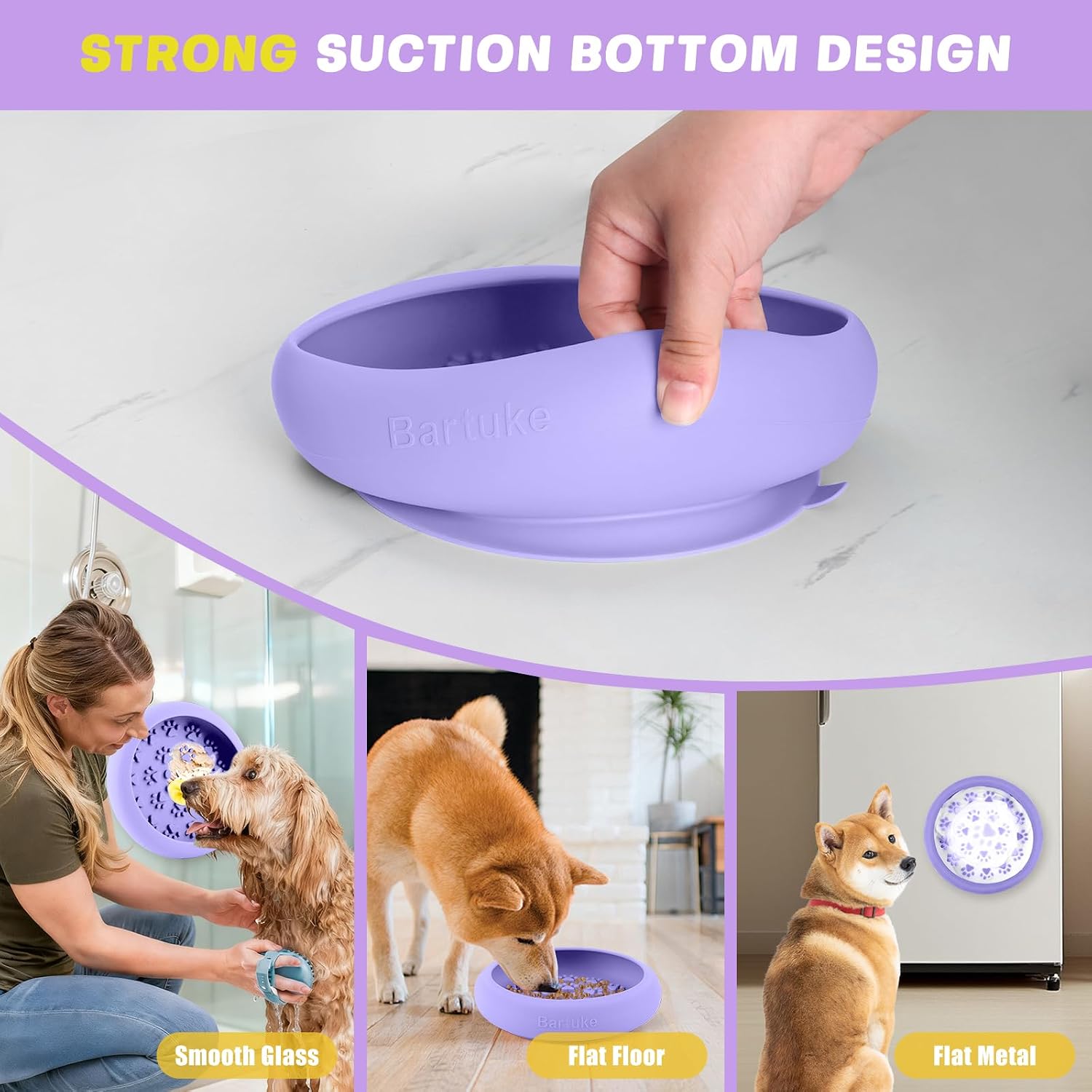 Thumbnail 6 de Bartuke Dog Lick Bowl: Slow Feeder Licking Mat for All-Sized Dogs
