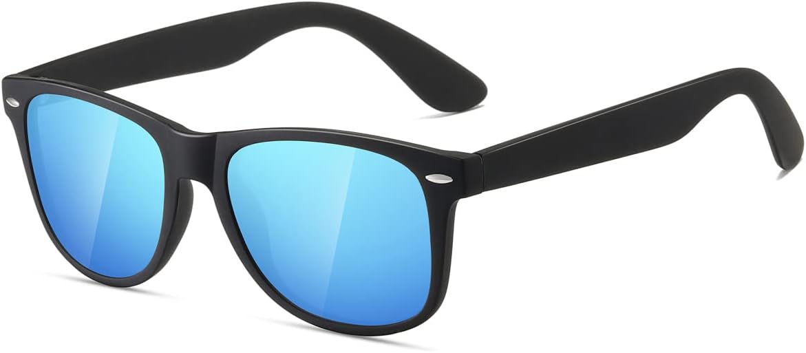 Detalle de Kimorn Polarized Sunglasses Classic Unisex Horn Rimmed AE0300