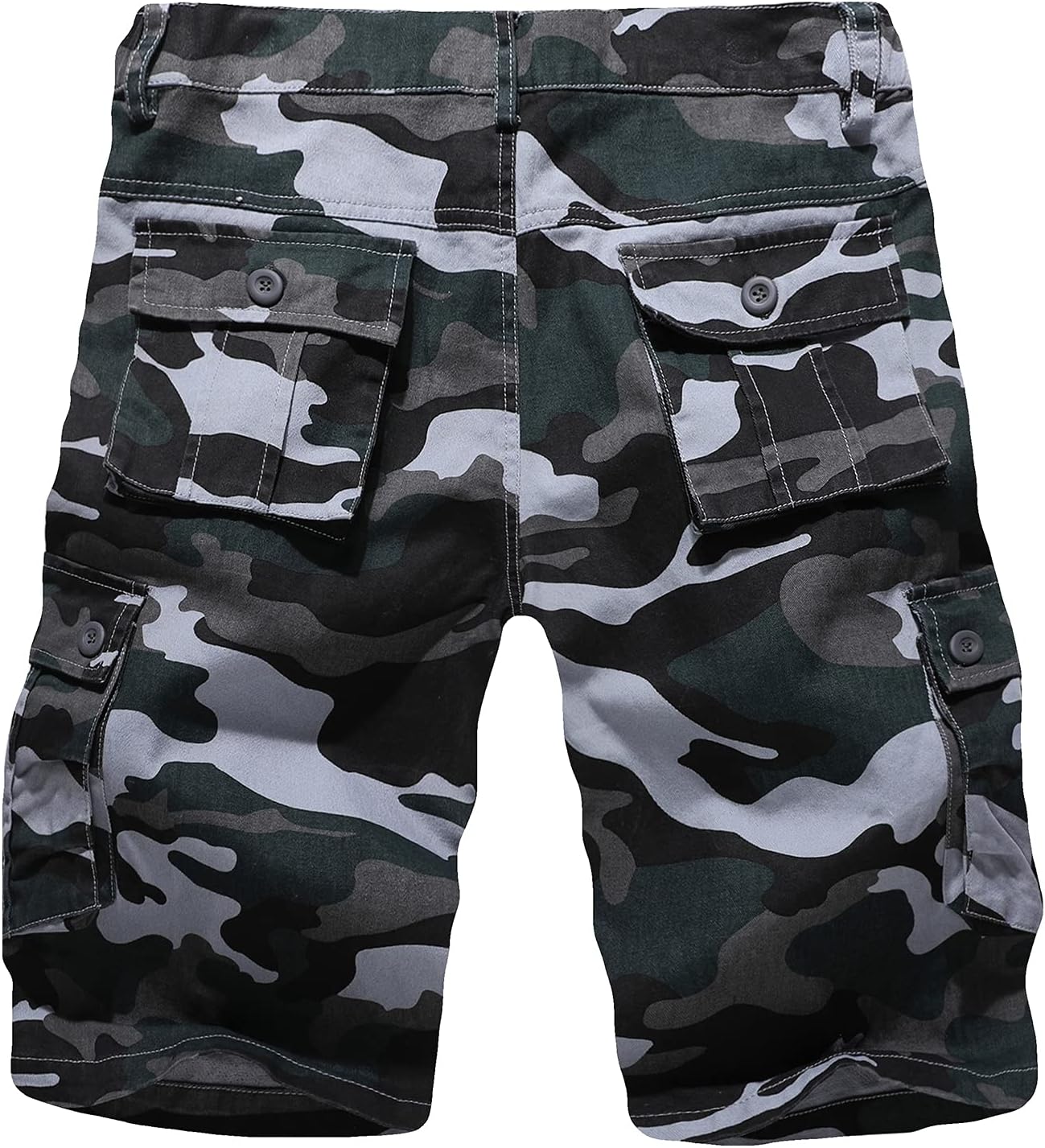 Thumbnail 1 de APTRO Men's Cargo Shorts, Cotton Twill, Relaxed Fit, Multi-Pocket