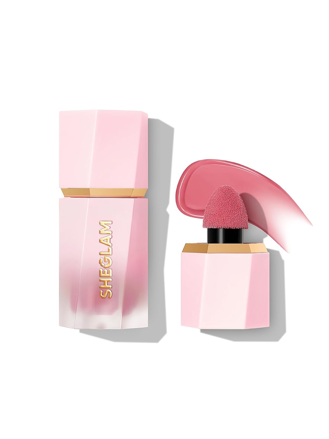 Detalle de SHEGLAM Color Bloom Love Cake liquid blush ๐