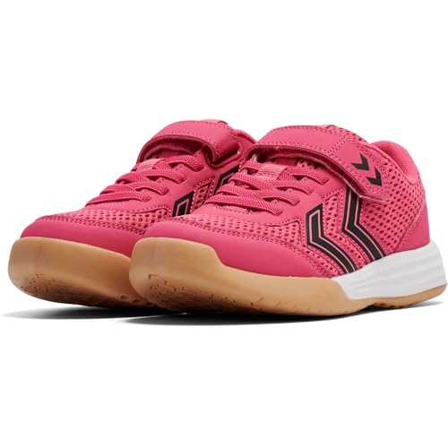Detalle de hummel Kids Multiplay Flex Velcro Handball Schuh – Pink, Größe 38