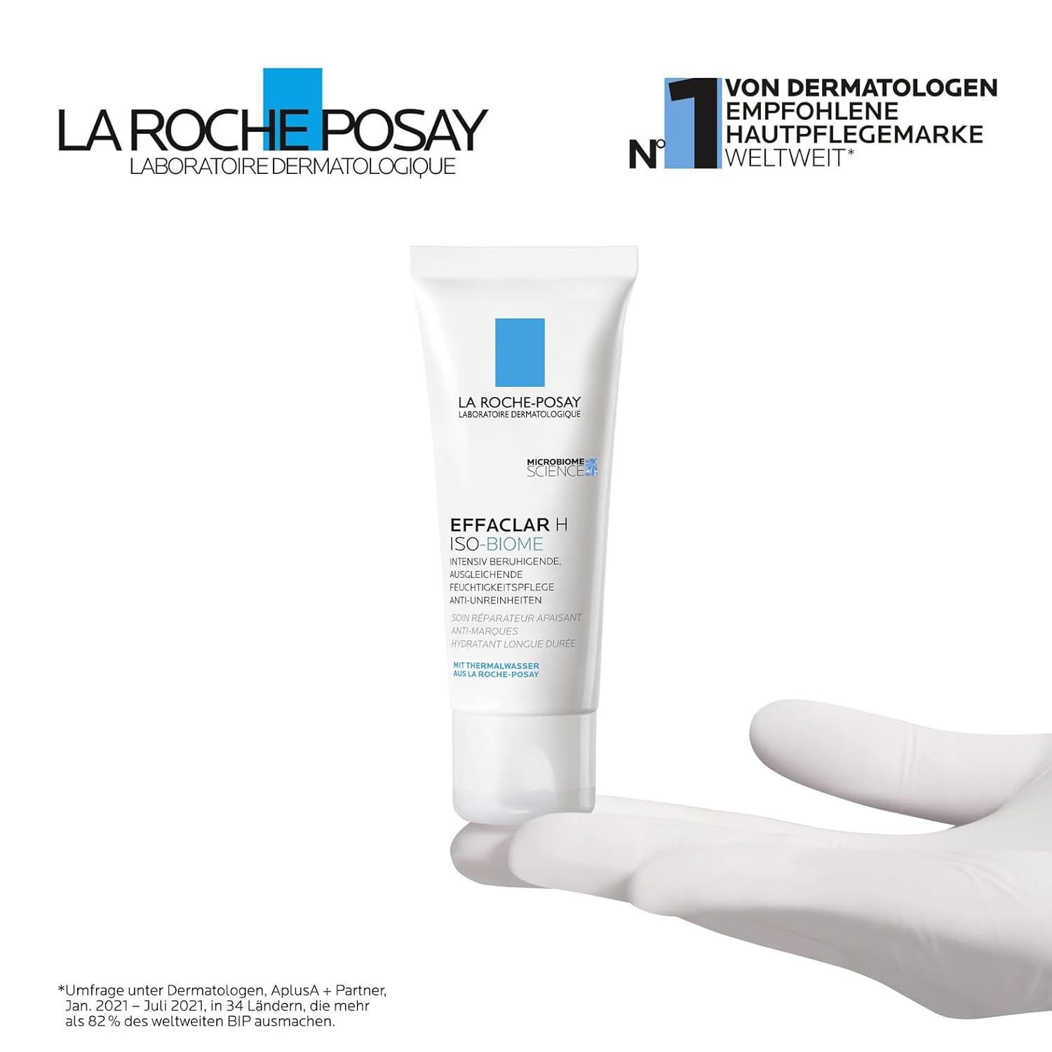 Thumbnail 6 de La Roche-Posay Effaclar H Iso-Biome Feuchtigkeitspflege bei austrocknender Akne-Behandlung (40 ml) mit Niacinamid & Provitamin B5