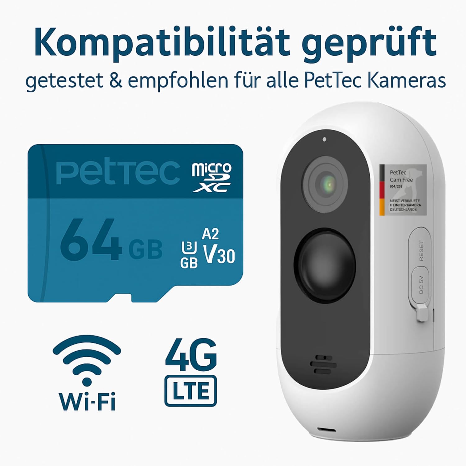 Thumbnail 1 de PetTec Ultra microSDXC für Kameras bis 100 MB/s
