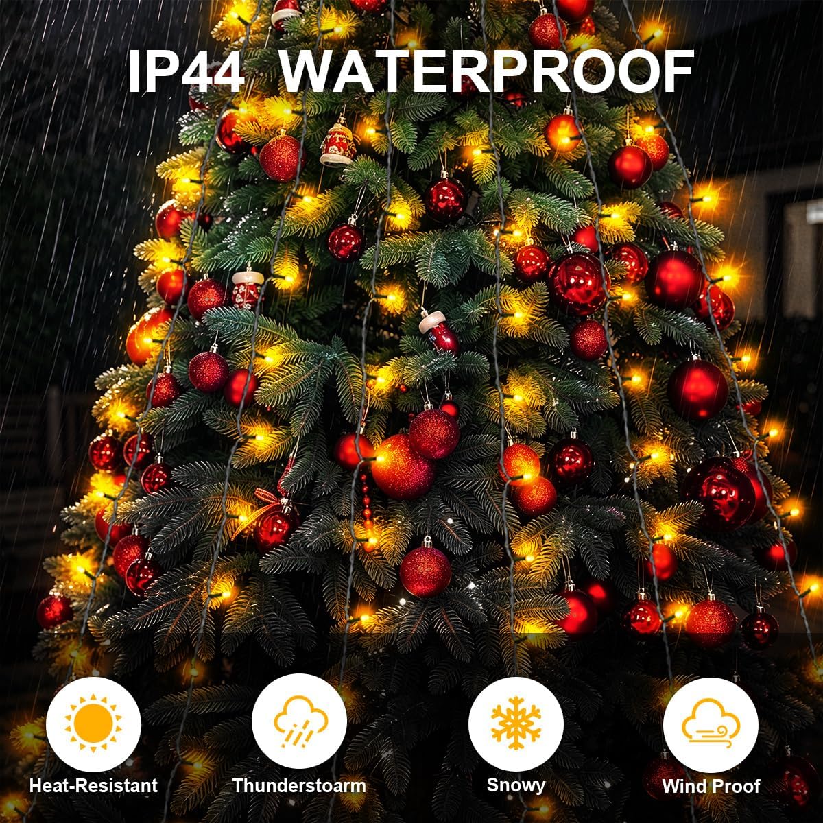 Thumbnail 4 de DREAMLAND DRCR100 Christmas Tree Topper Lights, 240 Warm White LEDs
