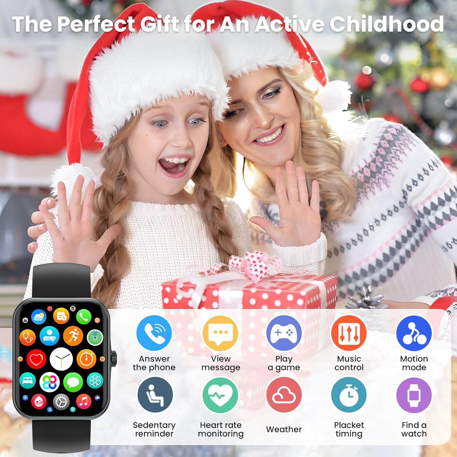 Thumbnail 6 de BJLBOJEY Kids Smart Watch 1.83'' face