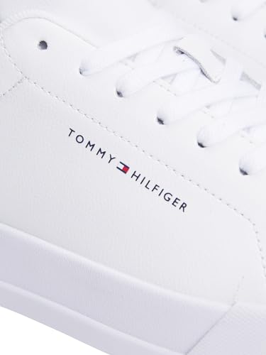 Thumbnail 6 de Tommy Hilfiger Baskets Homme Detail Essential en Cuir — Blanc / Desert Sky, Taille 43