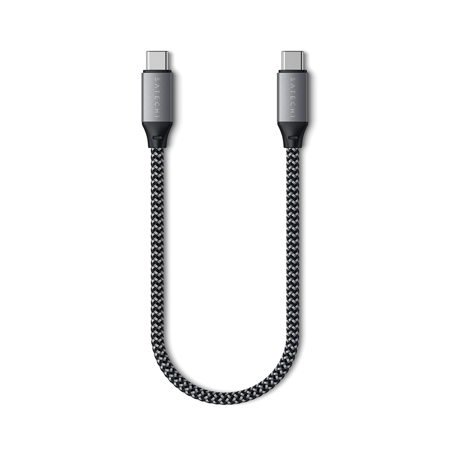 Detalle de Satechi Cavo USB-C a USB-C 4.0 25 cm: PD 100W, 40 Gbps e supporto 8K/4K