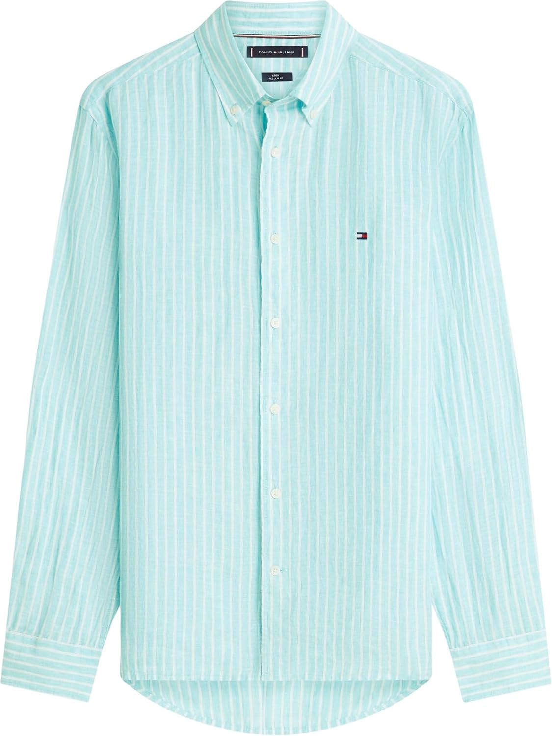 Thumbnail 5 de Tommy Hilfiger Linen Bengal Stripe RF Shirt S/S Uomo