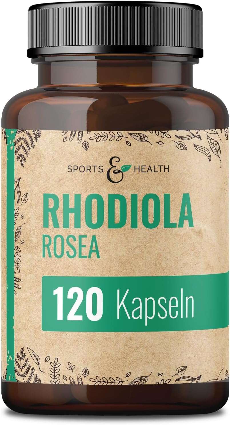 Thumbnail 6 de Rhodiola Rosea Kapseln hochdosiert (120 Kapseln, 500 mg pro Tagesdosis) – Rosenwurz Extrakt 10:1