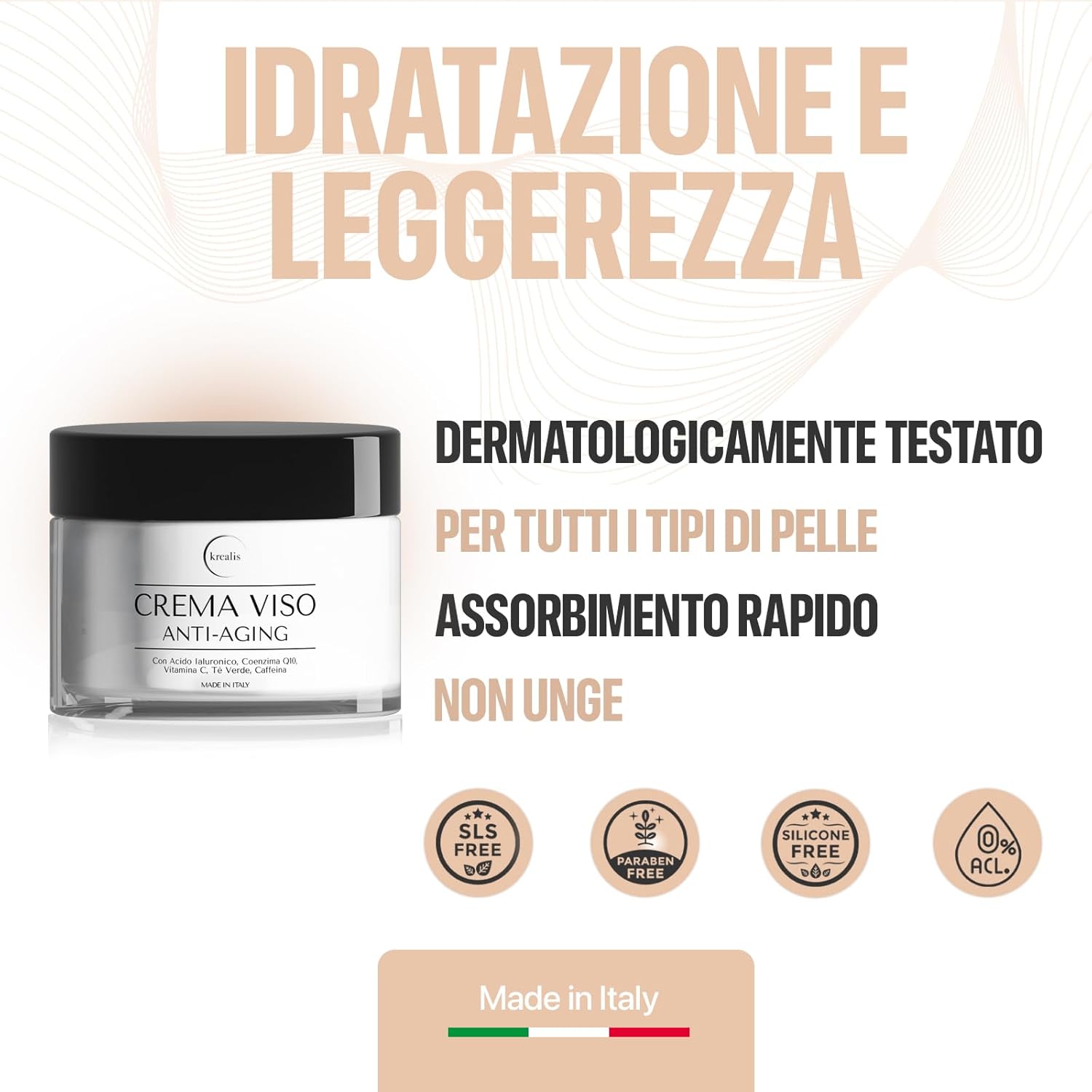 Thumbnail 3 de Crema Viso Antirughe 100ml con Acido Ialuronico