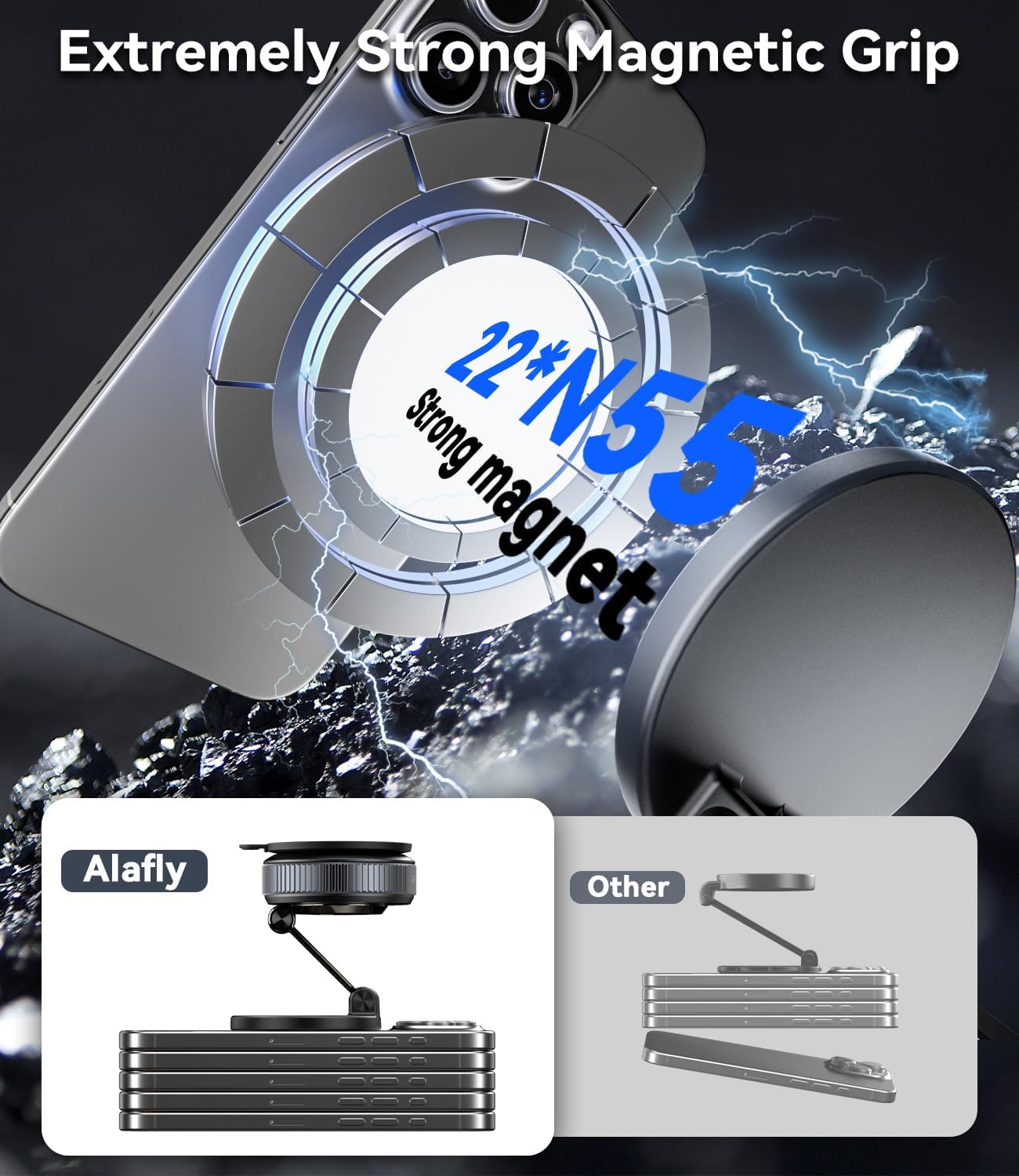 Thumbnail 3 de ALAFLY Vacuum Magnetic Phone Holder