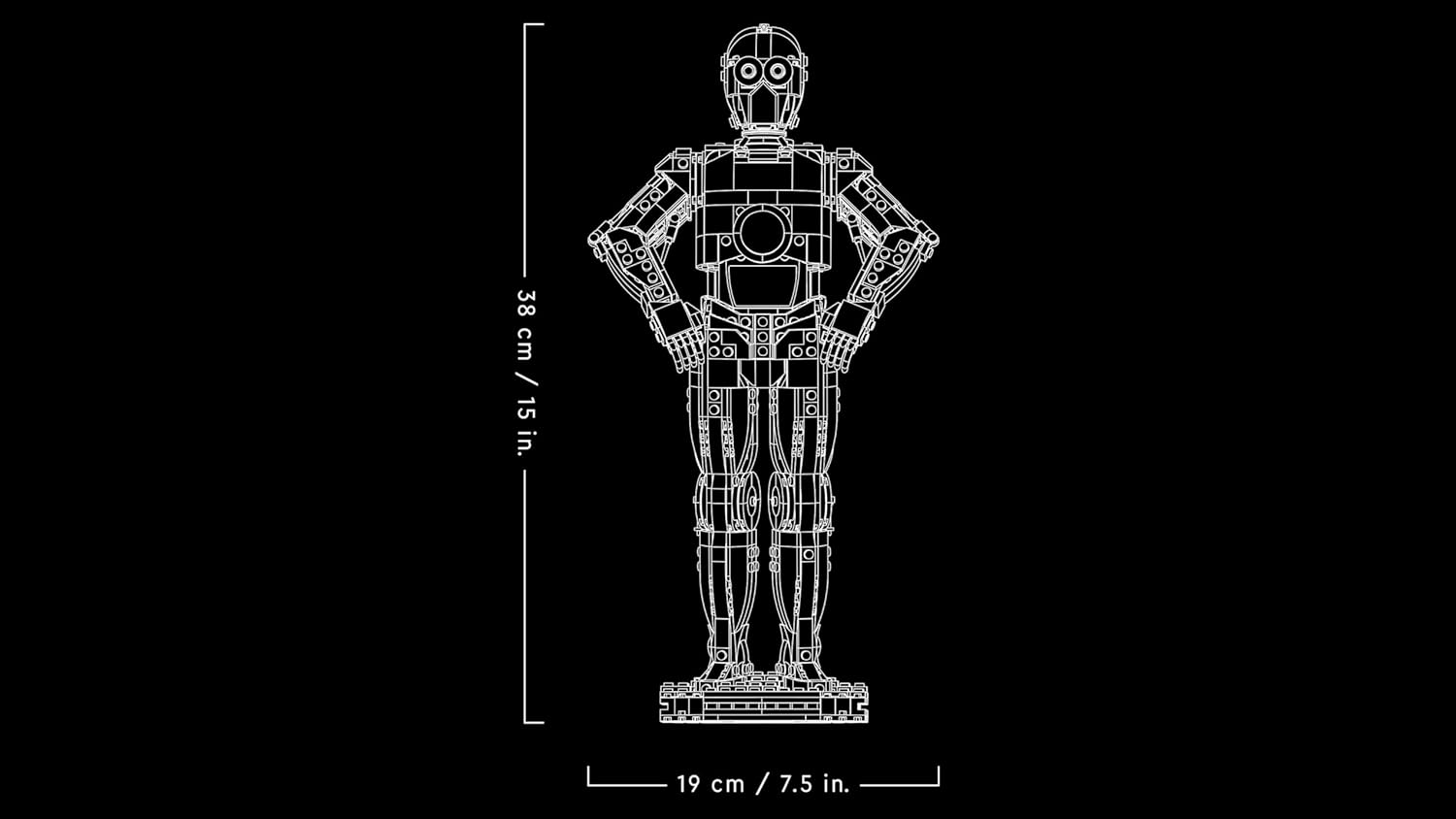 Thumbnail 6 de LEGO Star Wars 75398 C-3PO – Modellino da costruire per esposizione