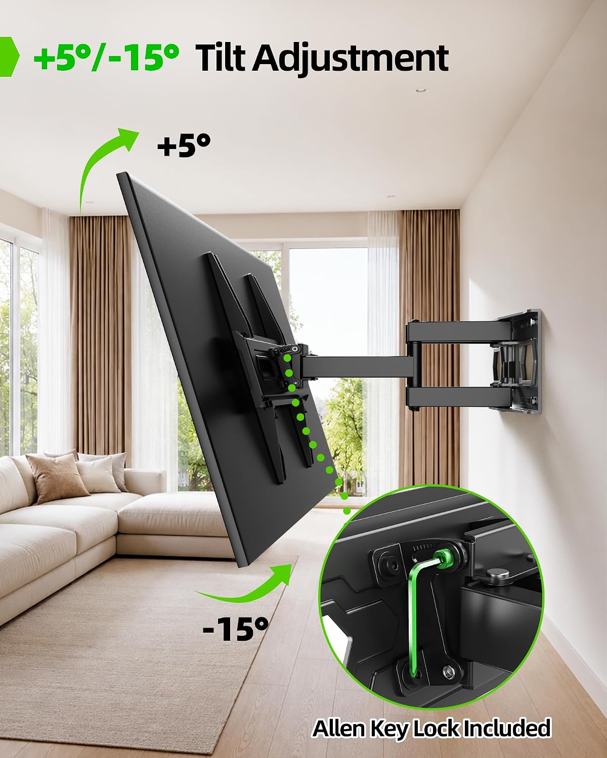 Detalle 1 de USX MOUNT Full Motion TV Wall Mount for 32-70" 110 lbs