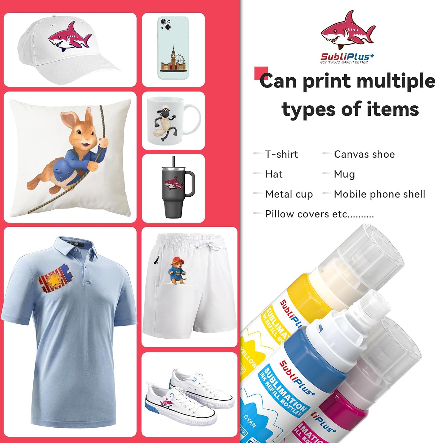 Thumbnail 3 de Sublimation Ink Refill Bottles 4 Colours
