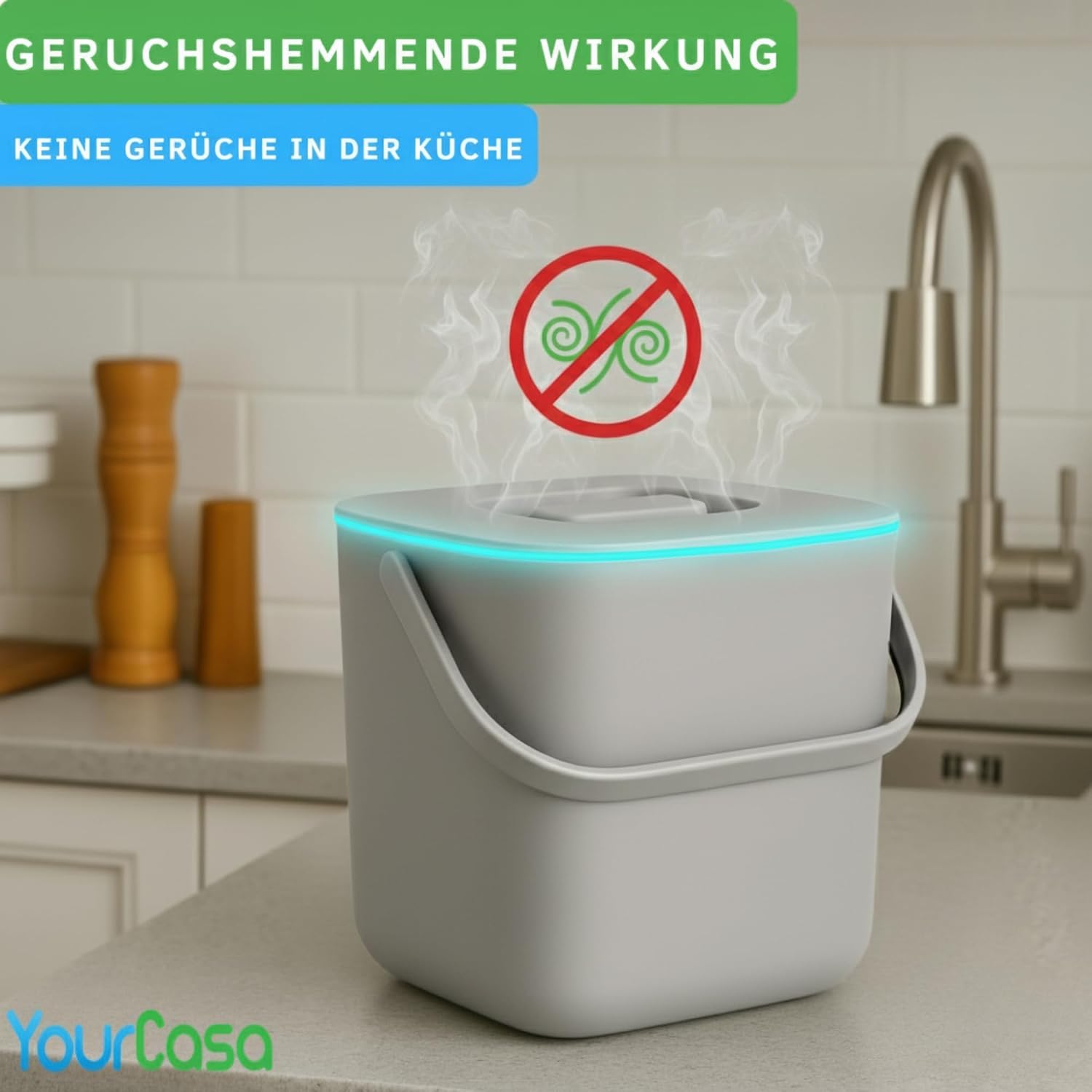 Thumbnail 6 de YourCasa Biomülleimer Küche 7L