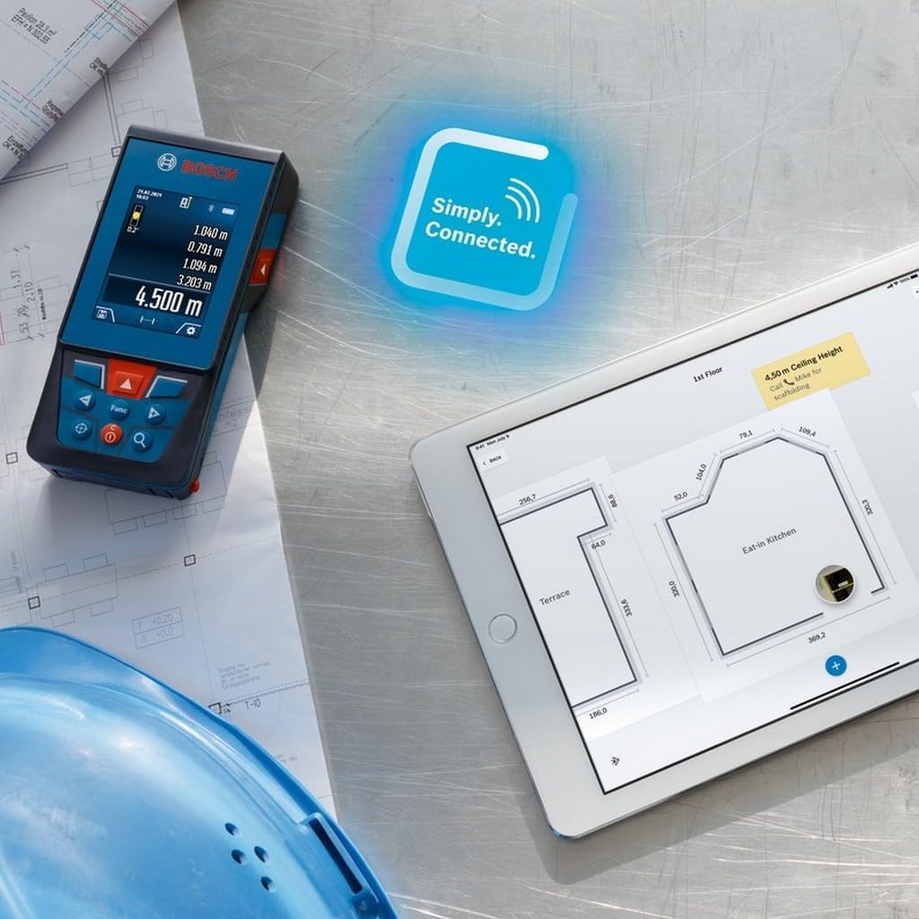 Thumbnail 5 de Bosch Professional Laser-Entfernungsmesser GLM 100-25 C mit integrierter Kamera – IP54, Reichweite bis 100 m