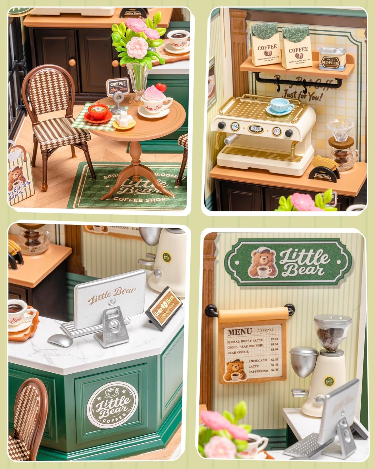 Thumbnail 2 de Rolife Super Creator Café Romantique — Kit à monter soi‑même avec éclairage, sans colle