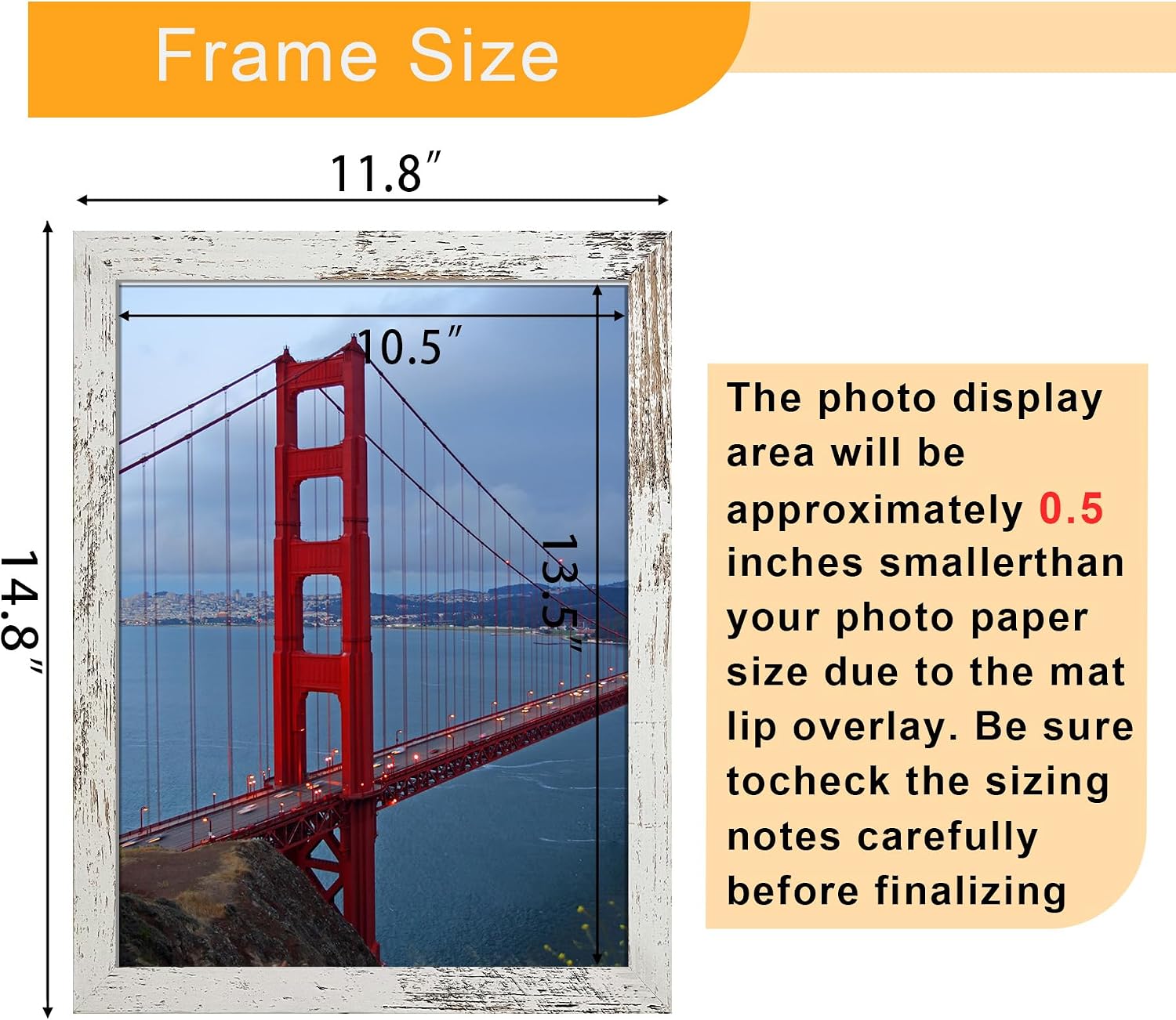 Detalle de BESCRCL Picture Frame, 11 x 14