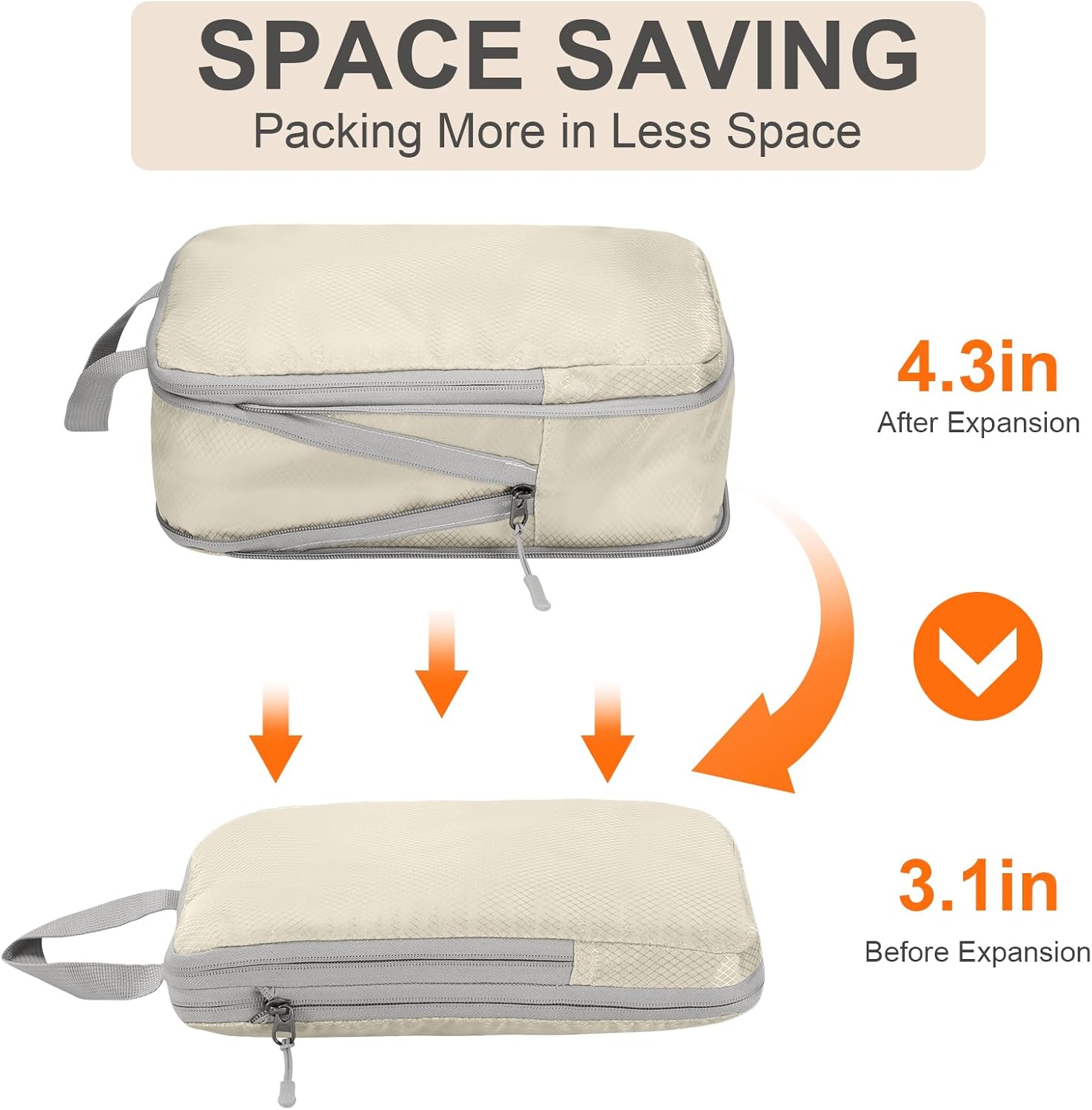 Detalle 2 de TuTuShop Compression Packing Cubes set of 4