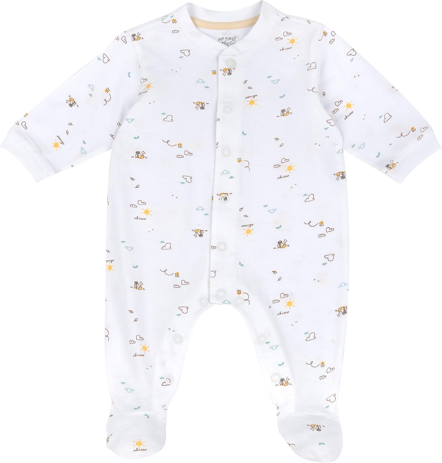 Thumbnail 6 de Chicco Tutina Neonato e Neonata in Morbido Cotone – apertura frontale, stampa coniglietto