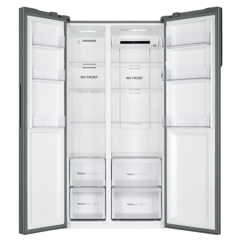 Detalle 2 de Haier HSR3918ENPG frigorífico americano acero inoxidable