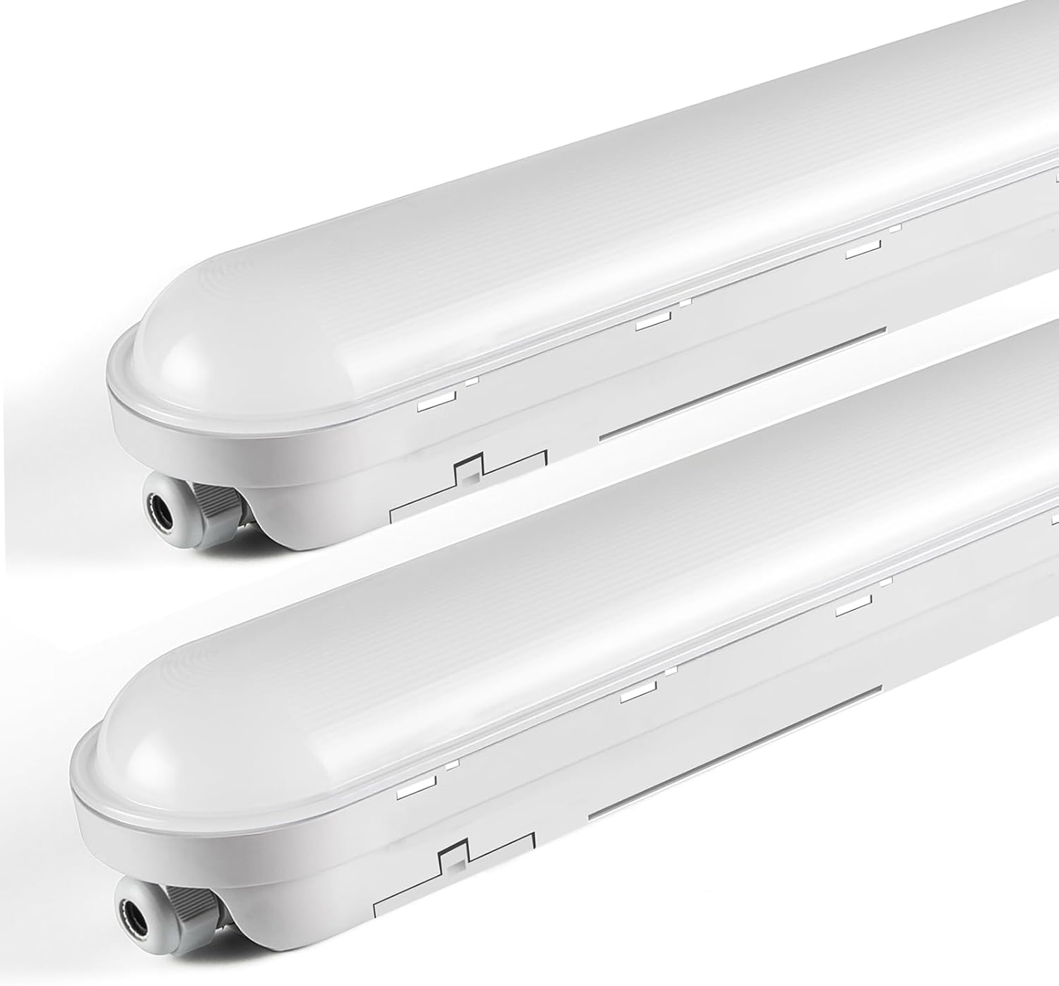 Detalle de TONFFI 150CM LED Feuchtraumleuchte 7500LM