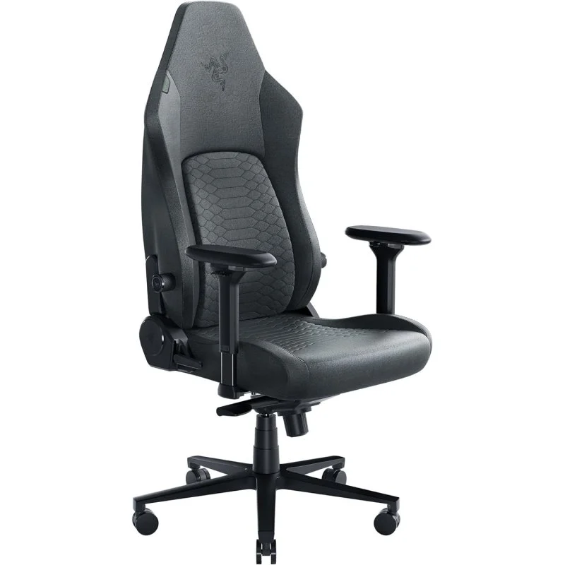 Detalle de Razer Iskur V2 Gris, soporte lumbar dinámico