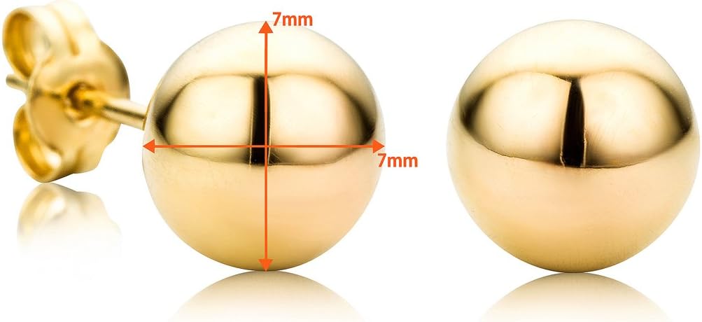 Detalle de Orovi Boucles D'Oreilles Or 9 Carats Boule