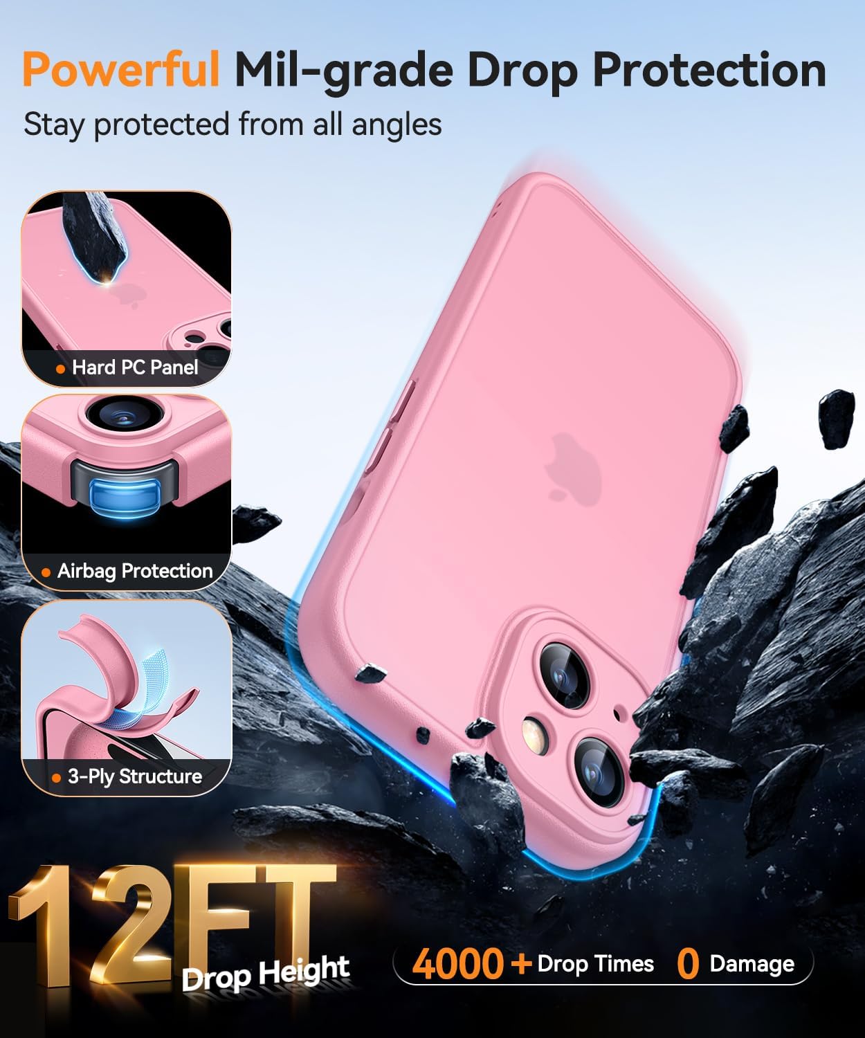 Thumbnail 4 de CANSHN Matte iPhone 15 Case