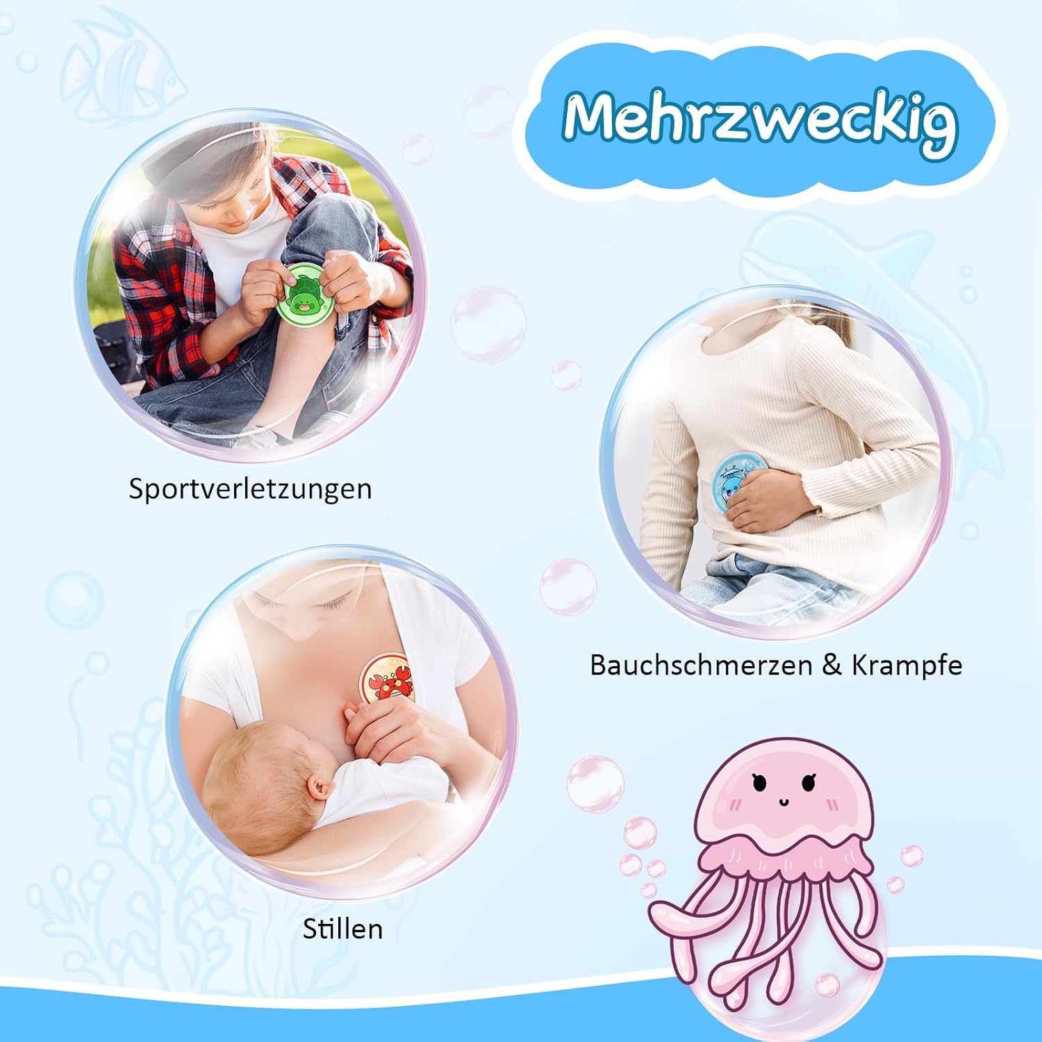 Thumbnail 5 de Comfytemp Kühlpads für Kinder 8 x 8 cm