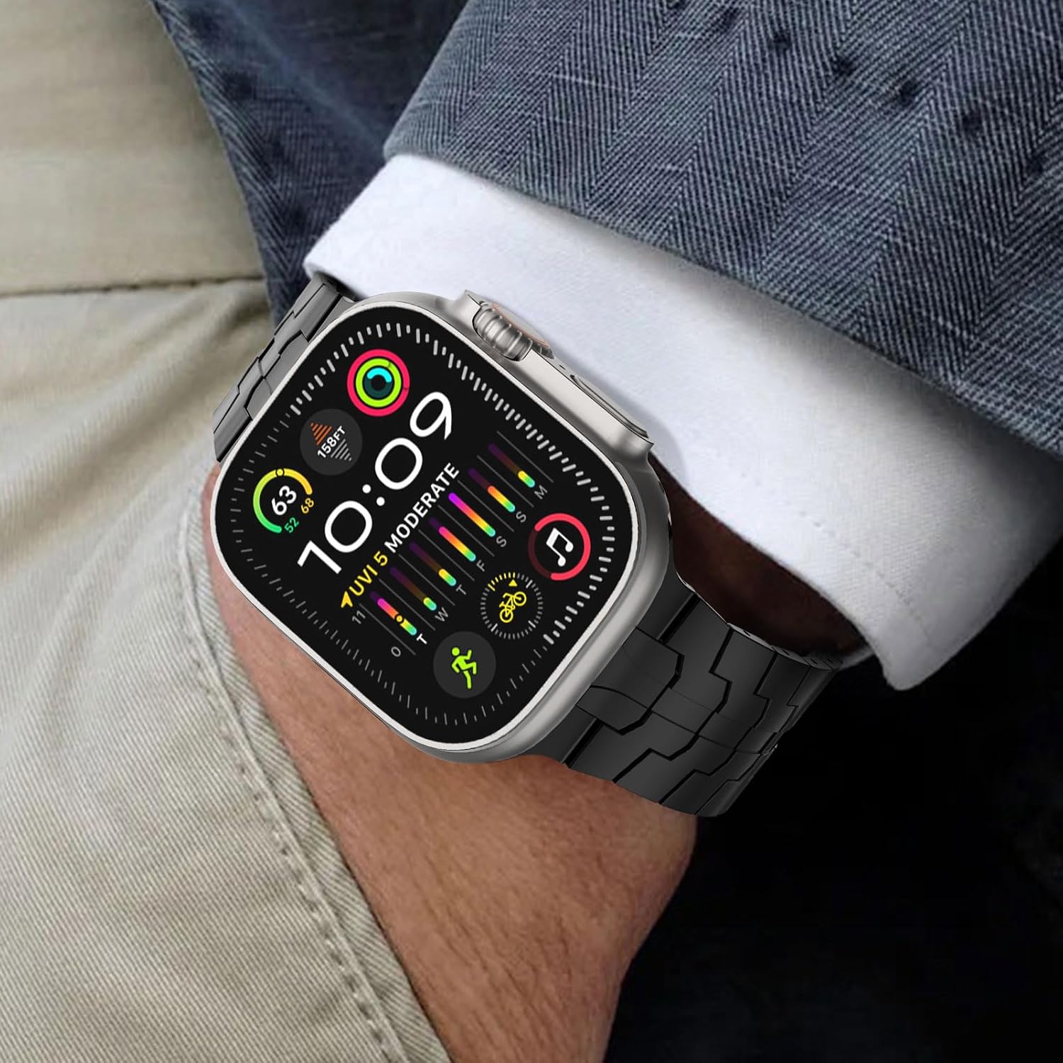 Thumbnail 6 de Fullife Titan Ersatzband für 49 mm Apple Watch