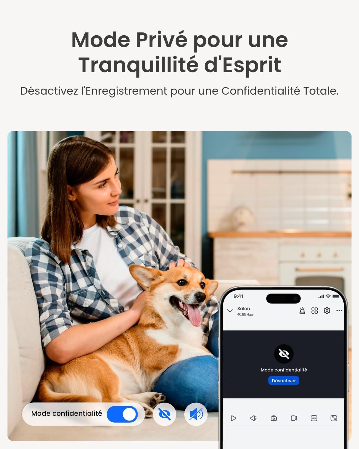 Thumbnail 5 de Reolink 4MP Caméra de surveillance avec vue 360° ⚙