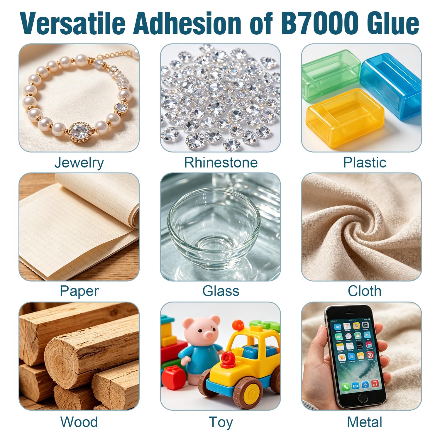 Thumbnail 5 de Zorela 10-Pack 15ml B7000 Clear Glue with Precision Tip – Multi-Purpose Craft Adhesive