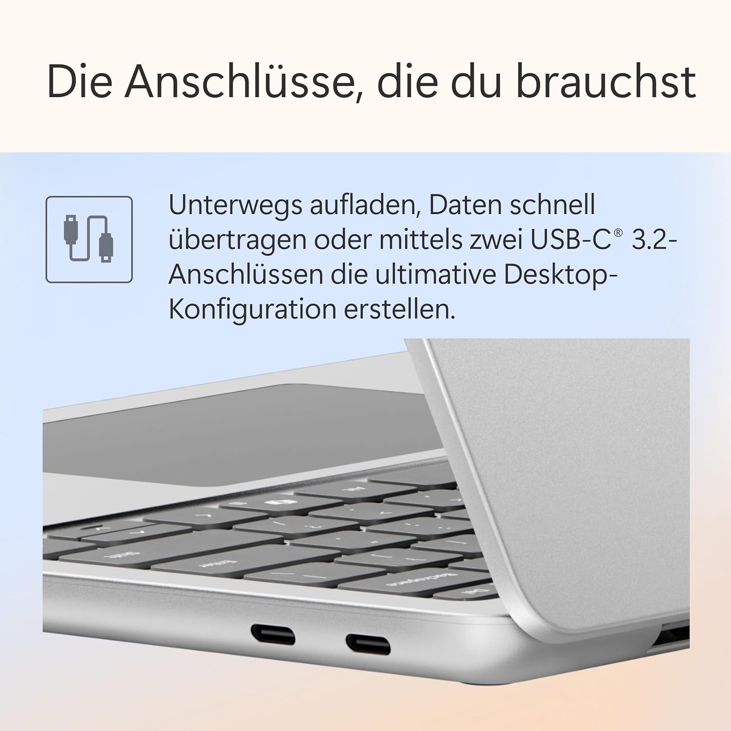 Thumbnail 6 de Microsoft Surface Laptop Copilot+ PC (13-Zoll Touch) mit Snapdragon X Plus, 16 GB RAM & 256 GB Platin