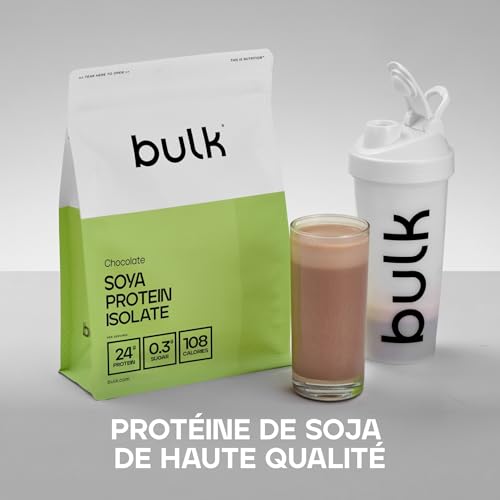 Thumbnail 1 de Bulk Isolat de Protéine de Soja – Protéine Vegan en Poudre, Chocolat, 1 kg