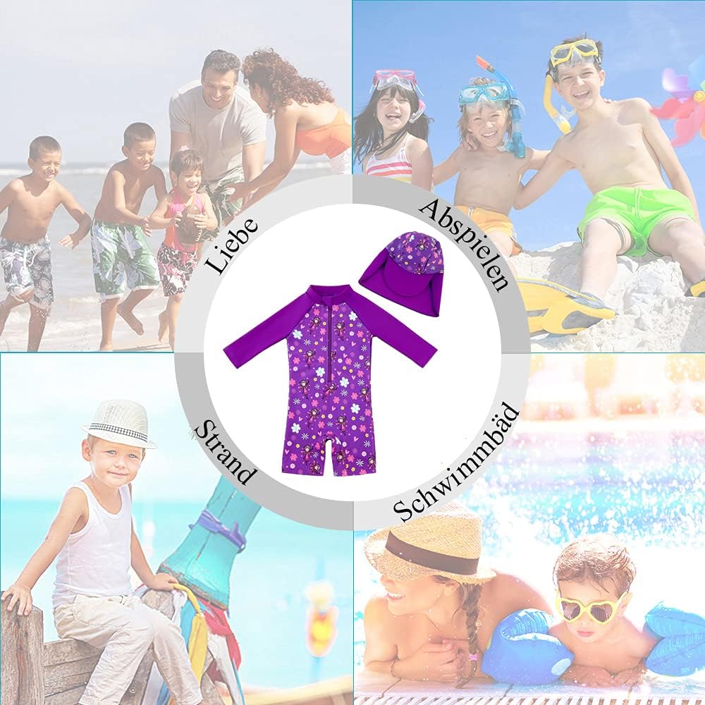 Thumbnail 1 de upandfast Baby Badeanzug mit Sonnenhut UPF 50+ – Ganzkörper-Schutz für sonnige Tage am Strand