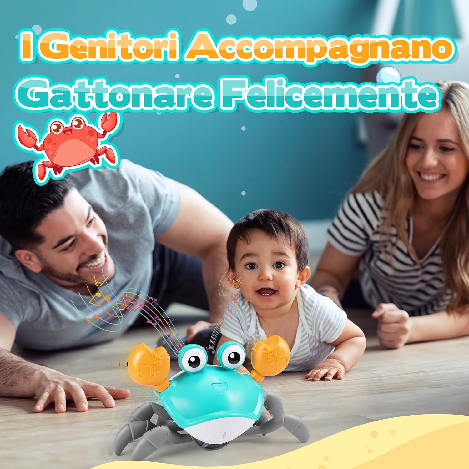 Thumbnail 3 de iKidiki Granchio che Cammina, neonato