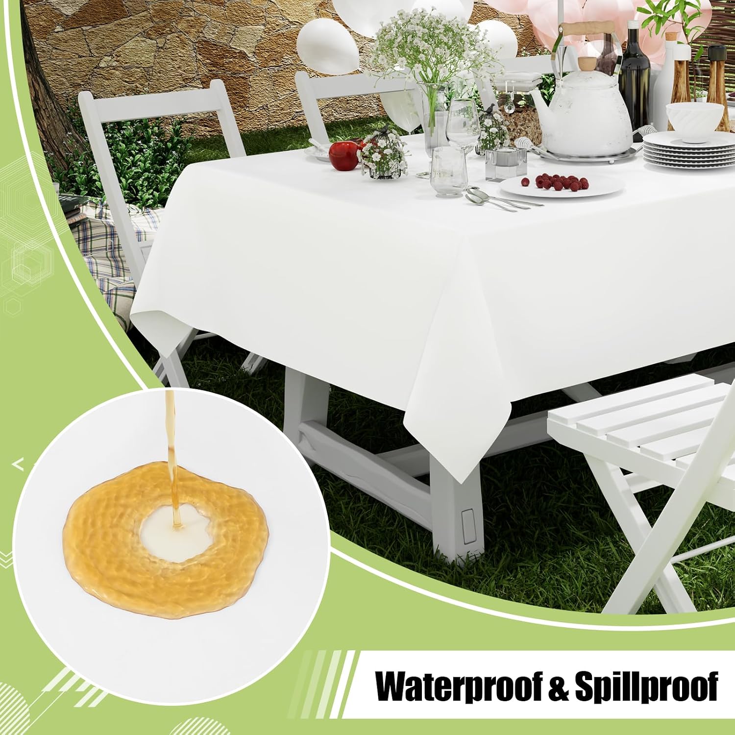 Detalle 1 de Smiry Disposable Table Cloth 54 x 108