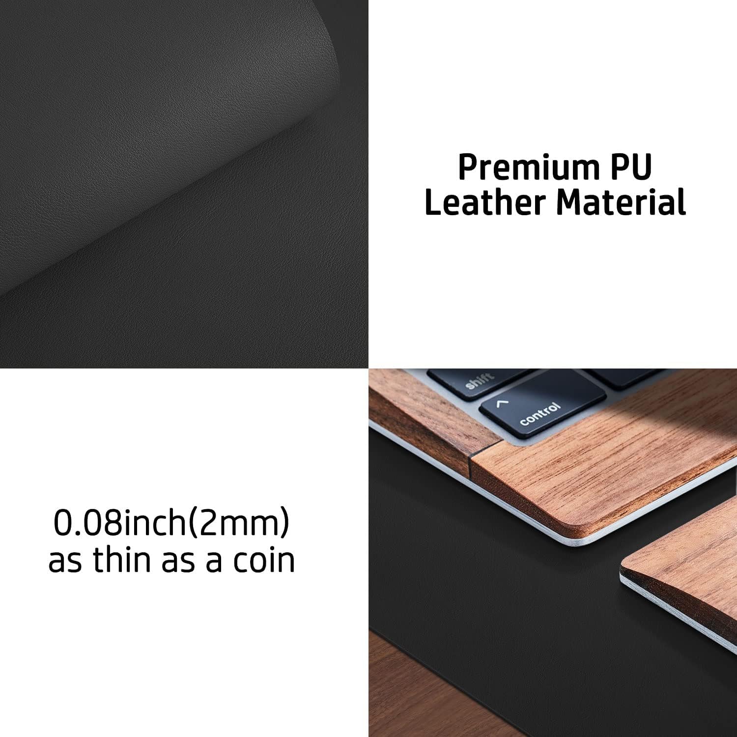 Thumbnail 6 de Aothia Leather Office Desk Pad 31.5" x 15.7